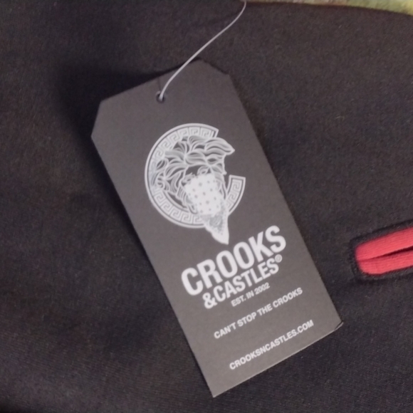 CROOKS & castles red black varsity jacket size XL - Picture 3 of 7